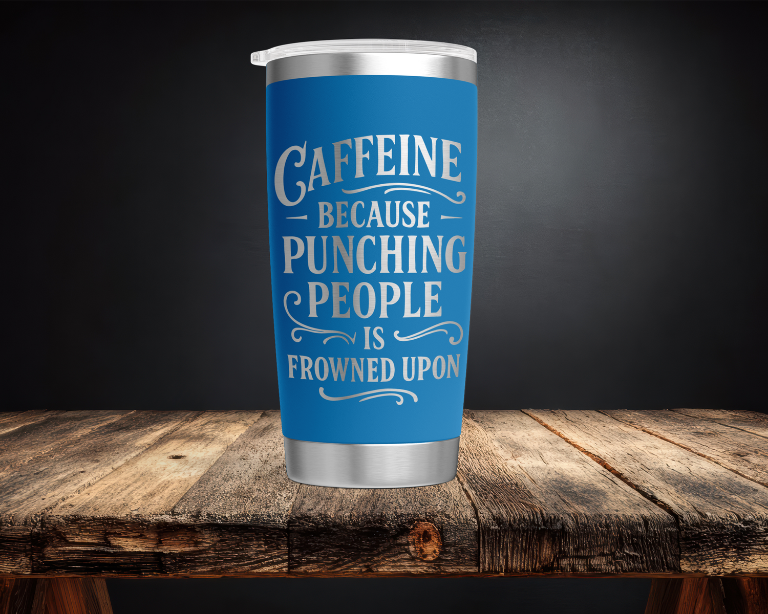 Punching People Is Frowned Upon 20oz Tumbler