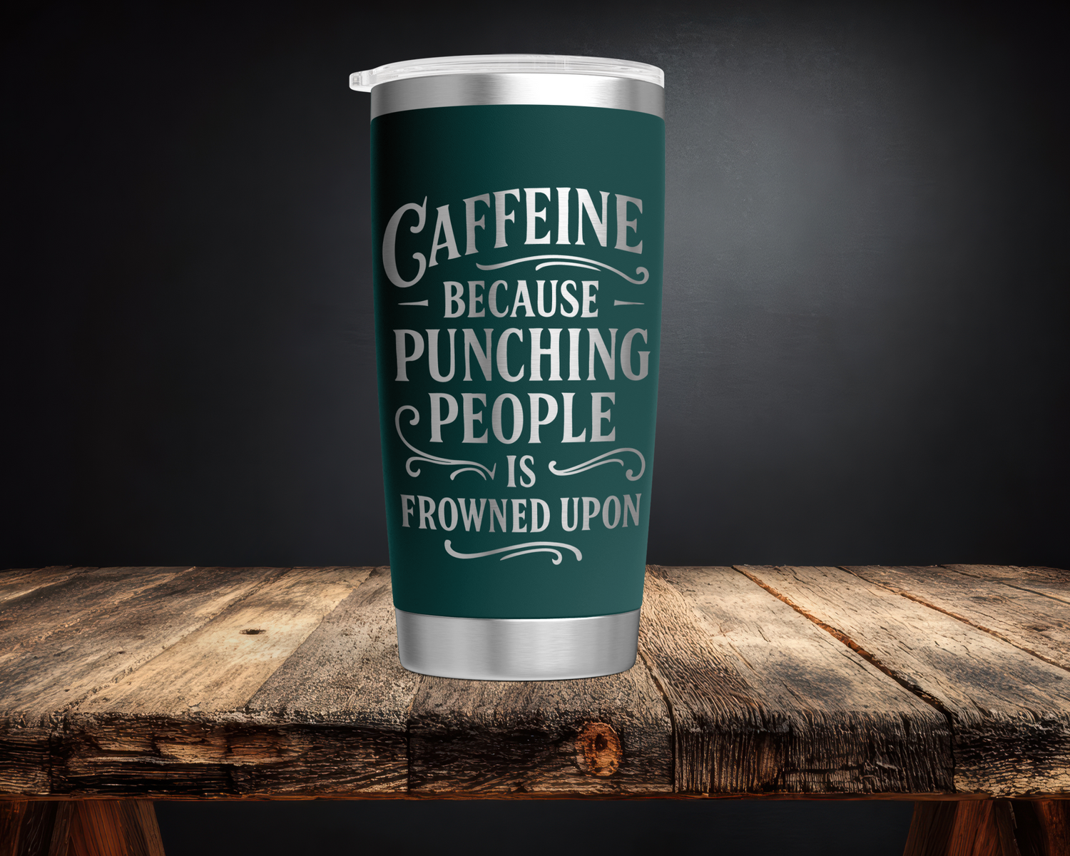 Punching People Is Frowned Upon 20oz Tumbler